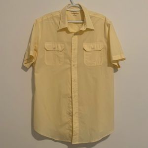 Croft&Barrow Men’s Yellow Short Sleeve Shirt